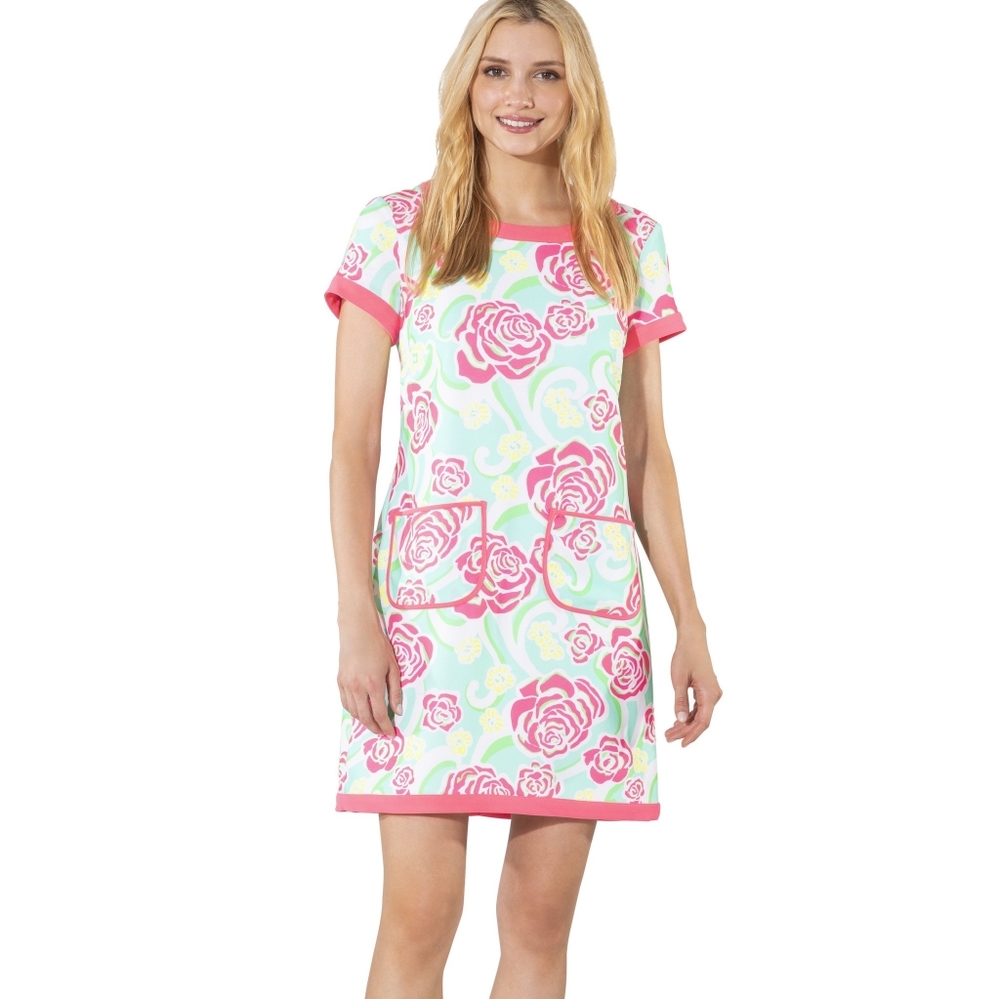 NWT Sail to Sable Modern print shift dress
